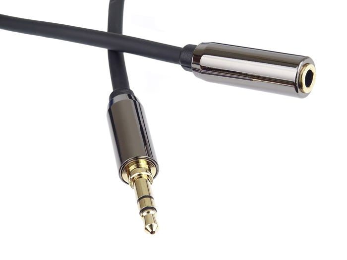 Rallonge Audio - KRUP - Kjqmf5 - Jack 3,5 Mm Mâle/femelle - 5 M - Plaqué or