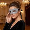 Studded Design Halloween Rhinestone Mask Plastic Masquerade Mask Half Face Mask  Themed Event