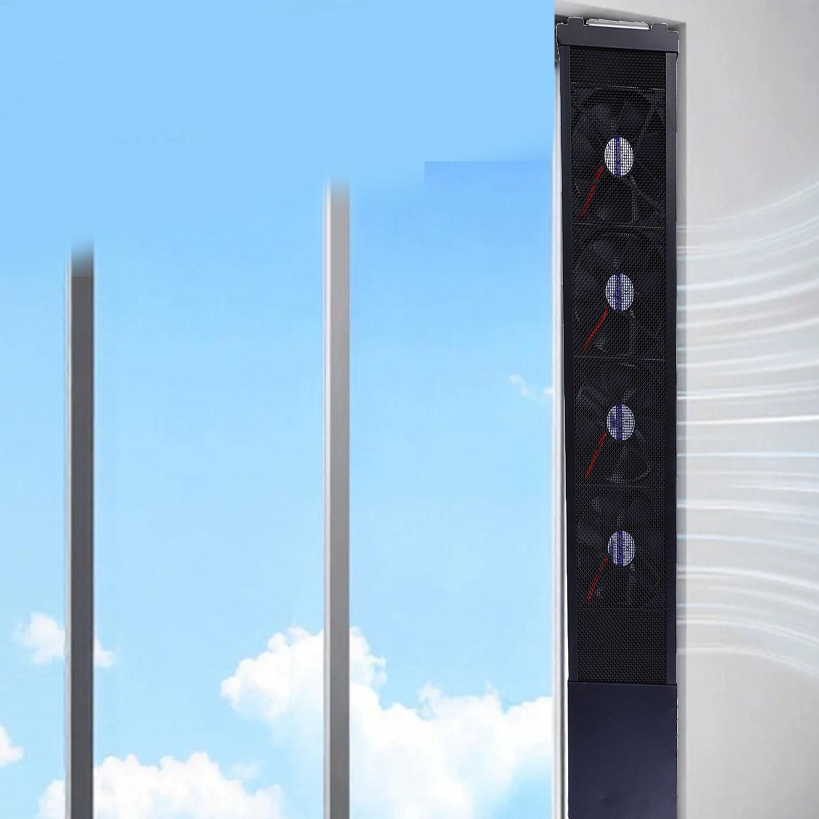 Verticale Raam Afzuigventilator voor Slaapkamer Rokerige Kamer