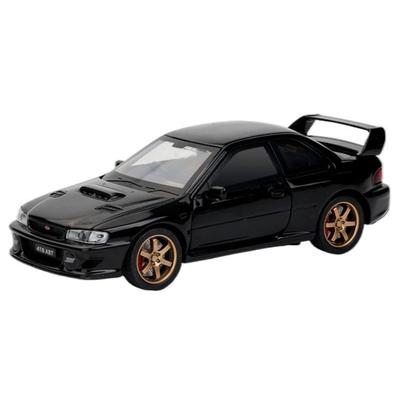 1/32 Subaru Impreza WRX STI Modifiziertes Fahrzeug Legierung Metall Druckguss Modellauto Sound und Licht Rückzieher Geburtstagsgeschenk für Kind
