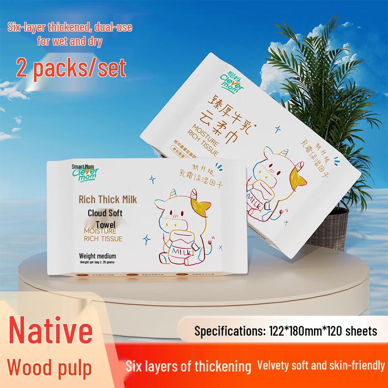 Congma Milk Lotion Moisturizing Facial Tissue