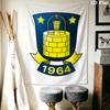 Brondby IF Wall Tapestry Aesthetic Wall Hanging Printed Fabric Blanket Decorative Tapestries for Bedroom Living Room Home Decor