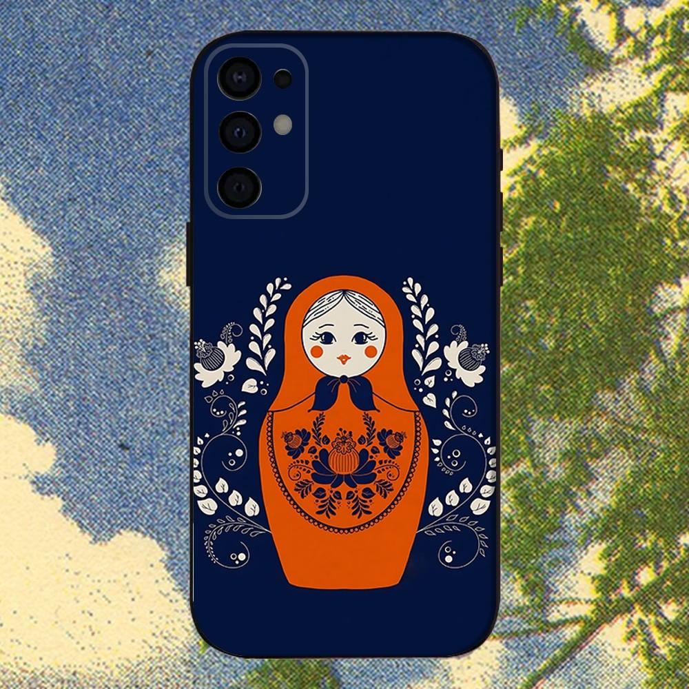 

Russian Dolls Matryoshka Phone Case For Samsung S25,S24,S21,S22,S23,S30,Ultra,S20,Plus,Fe,Lite,Note,10,9,5G Black Cover Samsung S235G