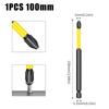 Impact Antislip Screwdriver Bits 1/4inch Hexagonal Shank Magnetic Tips Crossing Screwdriver Bits Set Impact Bit