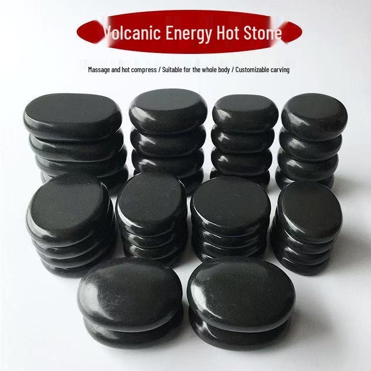 Volcanic Energy Spa Massage Stone - 8cm x 8cm 3x4cm