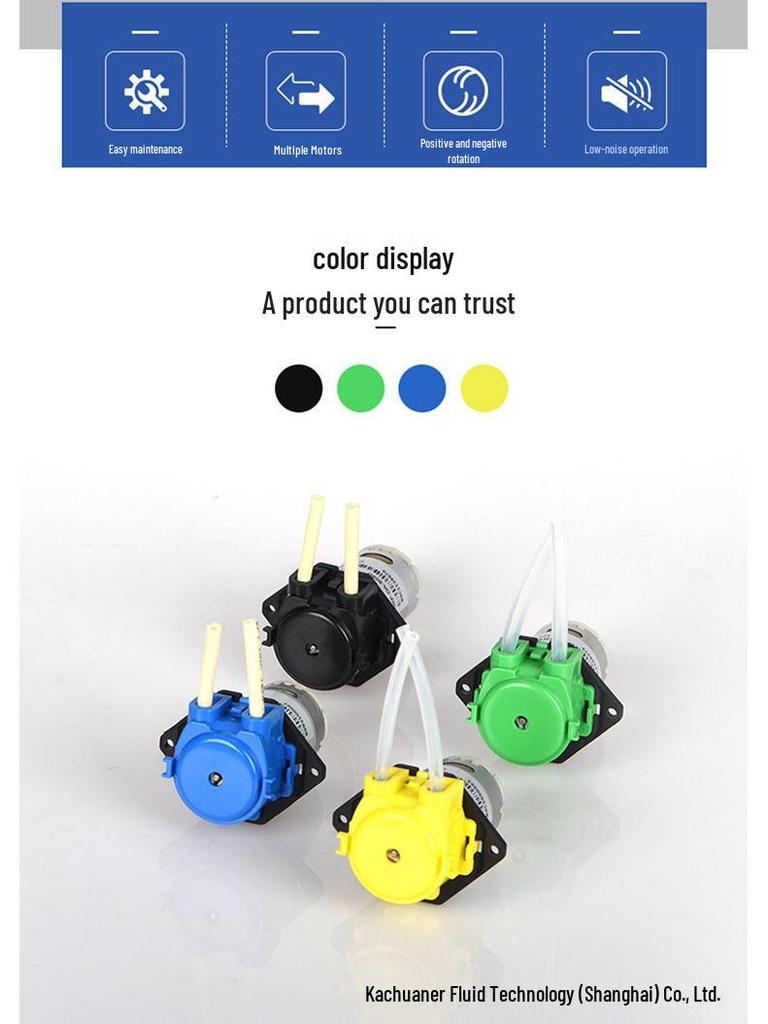 Kamer NKP Peristaltic Mini Water Pump - 12V/24V, Low Noise, Self-Priming, Hose Compatible