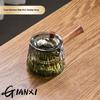 Wooden Handle Side Teapot High Temperature Glass Tea Maker Tea Water Separation Brewing Teapot Filter Kung Fu Tea Set