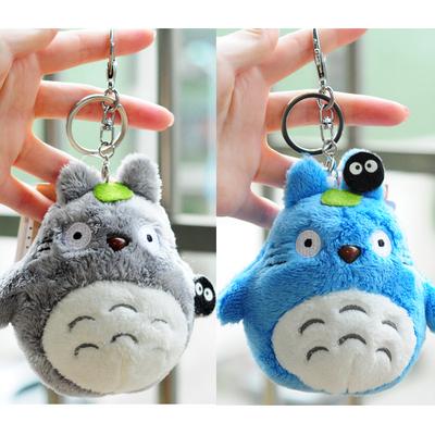 Neue Mini 10 cm mein Nachbar Totoro Plüschtier Kawaii Anime Totoro Schlüsselanhänger Spielzeug gefüllte Plüschpuppe