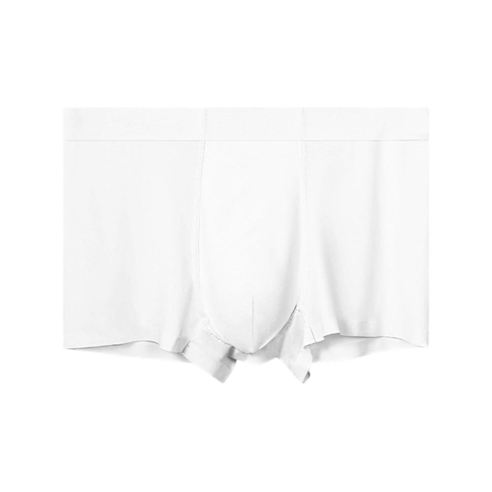 Solid Color Ice Silk Boxers Underpants Underwear for Men Fashion Men Boxer Briefs  Male