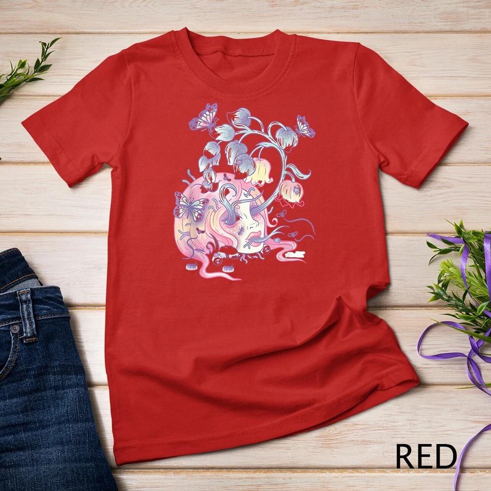 Pastel Goth Aesthetic Girl Flower SKull Japanese Kawaii T-Shirt Unisex T-shirt 8 S