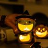 Cartoon Halloween Pumpkin Candlestick Ceramic Bat Candle Holder Cute Ghost Candlestick  Bar
