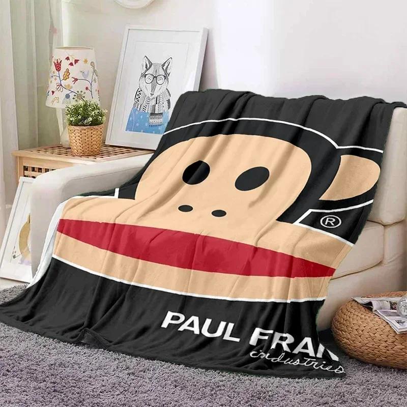P-Paul Frank Flanell Wohnzimmer, Schlafzimmer, Schlafsofa, Picknick für Kinder, Wärme, Komfort, tragbare Decke, Geburtstagsgeschenk r2