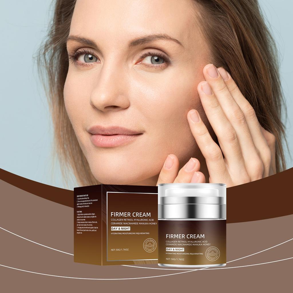 Aging And Wrinkle Moisturizing Cream Lifts, Tightens, Facial And Neck Lines, Contours, Day And Night Moisturizing Cream