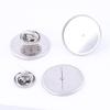 10pcs Stainless Steel Brooch Pin Backs Fit 20mm 25mm Cabochon Base Setting Blanks Diy Broches Making Accessories