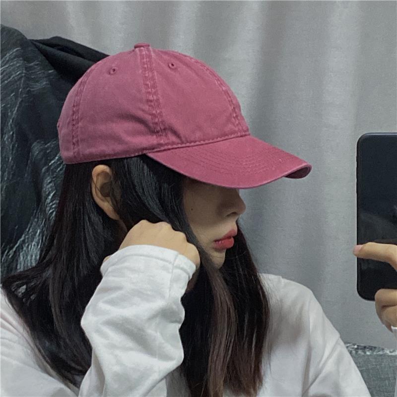 Șapcă de baseball de culoare solidă reglabilă din bumbac spălat femei bărbați șapcă de cuplu unisex pălărie la modă șapcă snapback de înaltă calitate