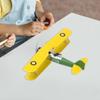 Colaxi 1/48 Aircraft Model Kit Yellow DIY Airplane Decoration Toy for Boys Table Display