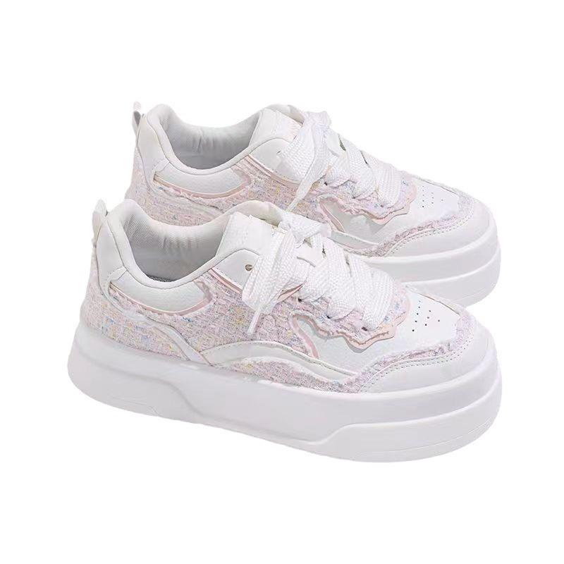 Women's spring new lightweight casual women's shoes platform student fashion sports board shoes