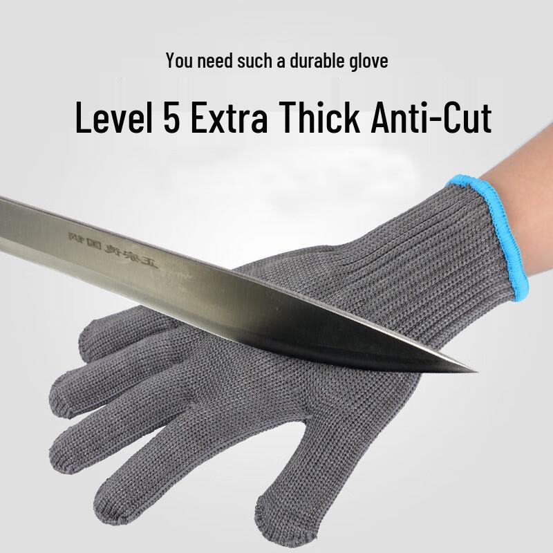 Maihan Anti-Cut Steel Wire Work Gloves L