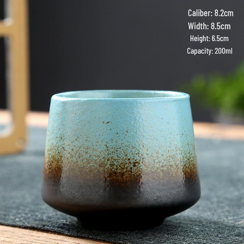 Retro Coarse Pottery Ceramic Coffee and Tea Cup for Home Use 101-200ml