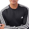 Adidas Herren Techfit 3 Streifen Langarm Trainingsshirt