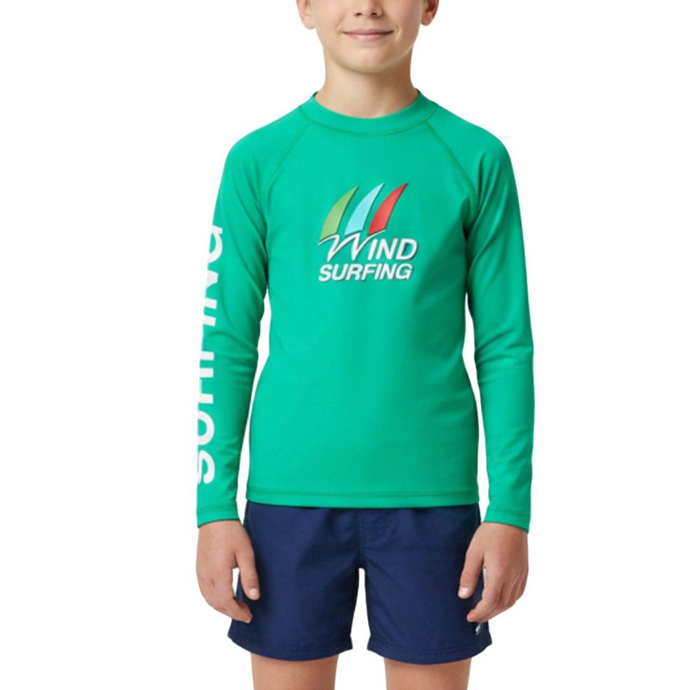 Children's Outdoor Sun Protection Top Round Neck Long Sleeve Breathable Quick-Dry Sweatshirt