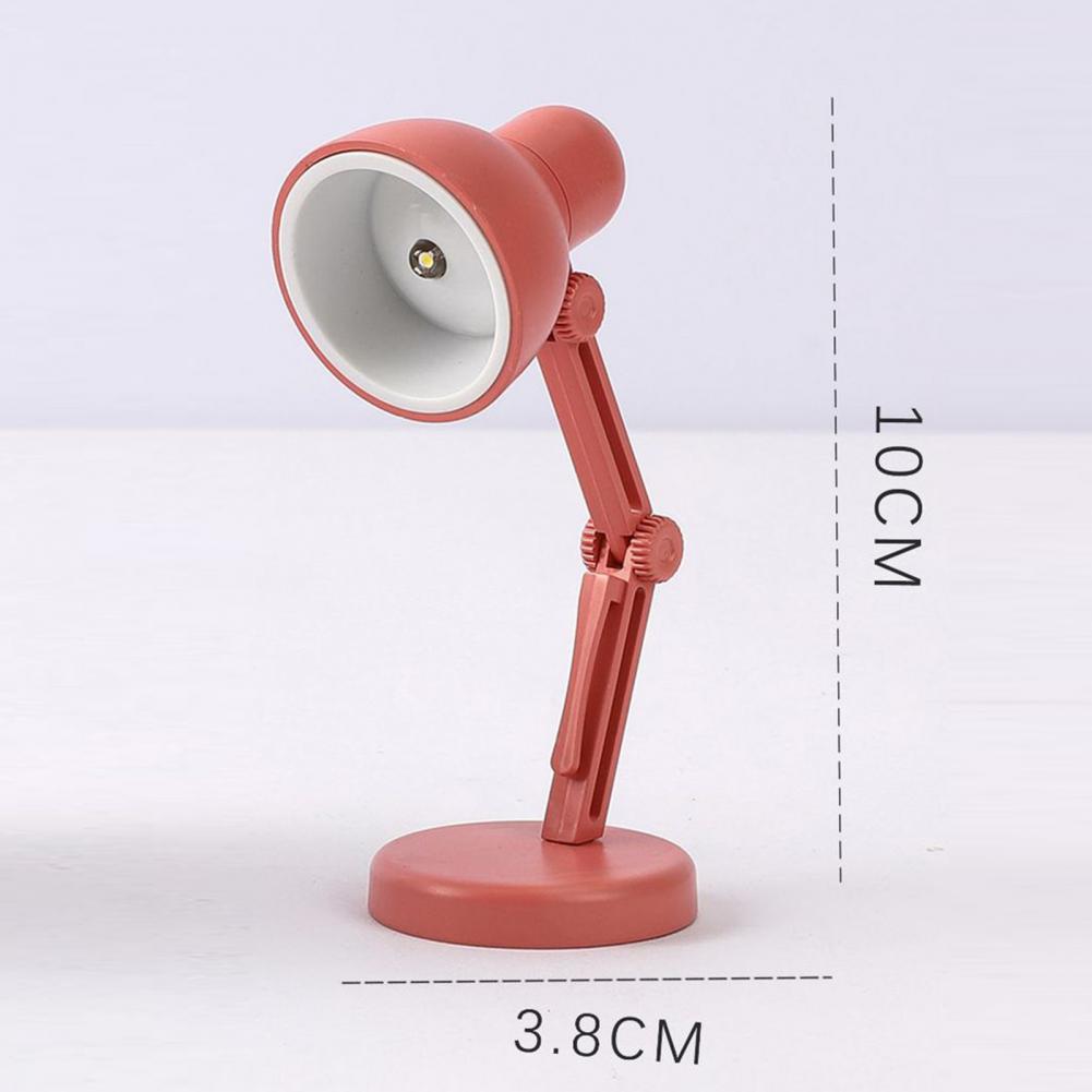 Night Light Mini LED Creative Small Foldable Table Lamp Desk Lamp Adjustable Reading Light Study Office Desktop Bedroom Decor