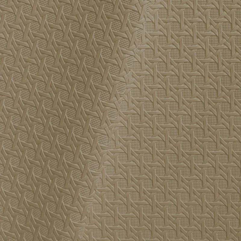 

100x138cm Artificial Leather PU Fabric for Weaving Pattern Hotel Villa Decoration Sofa Seat Hard Wrapped Thickness 1mm Diy Cloth 100x138cm