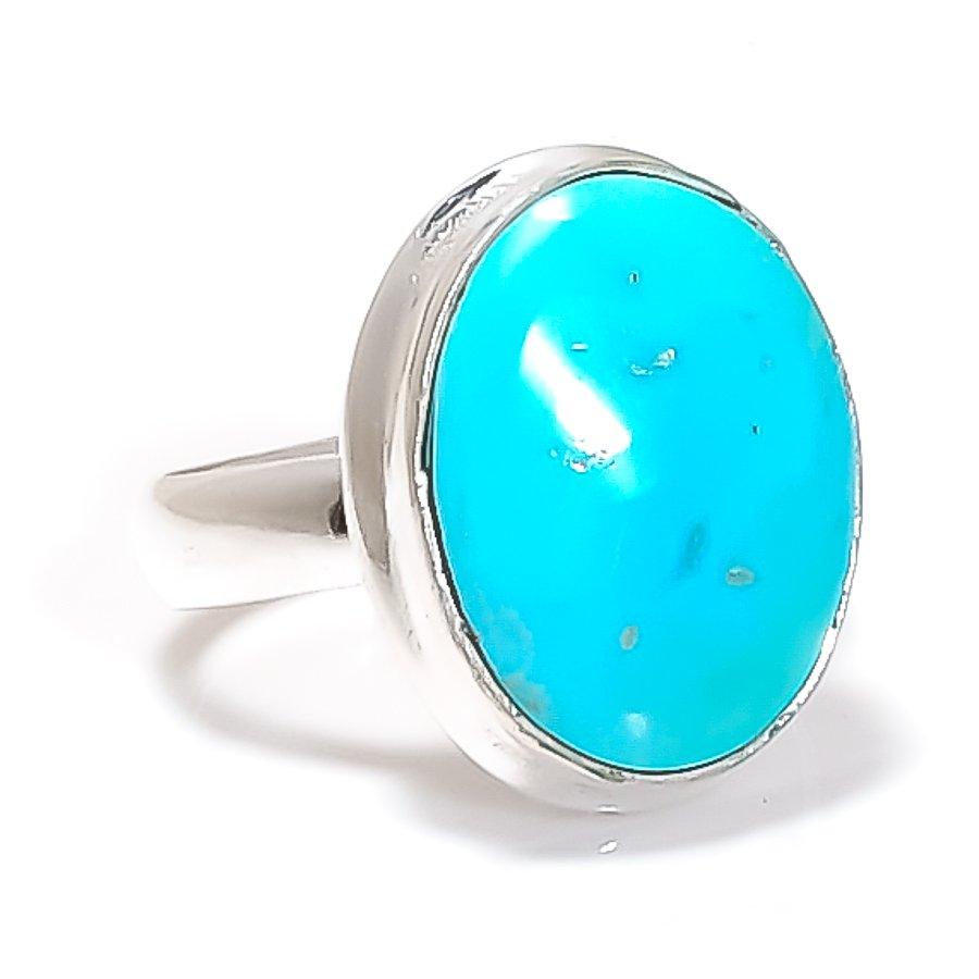 

Arizona Turquoise Gemstone 925 Sterling Silver Jewelry Ring Size 6.5 GK-6467