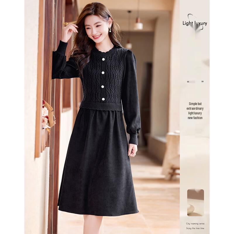 

Women s Elegant Long Sleeve Midi Dress One Size