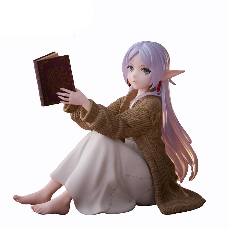 13CM Frieren Beyond Journey's End Frieren Anime Figure Desktop Cute Homewear Frieren Action Figure Figurine Model Doll Toy