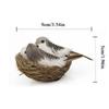 Home House Decoration Nature Bird Nest Birds Egg Realistic Feathered Artificial Craft Birds
