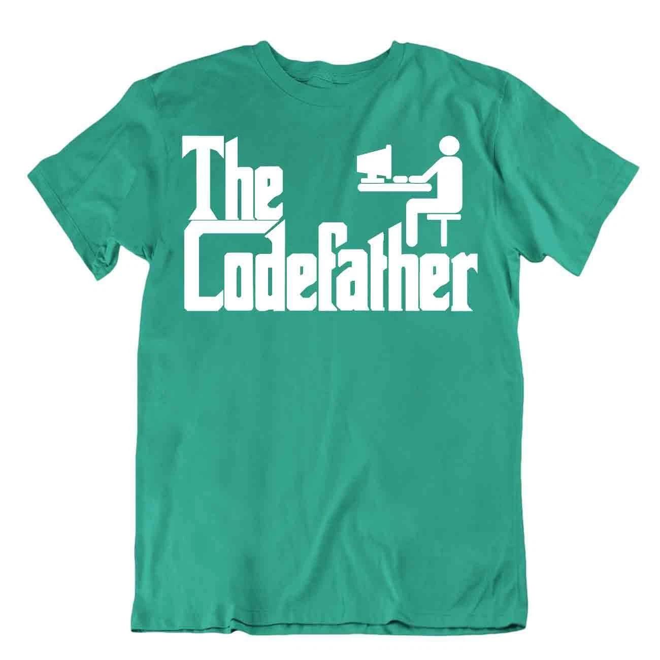 Code Father T-Shirt Programmer Funny T-Shirt Science Teacher College Tee 4XL