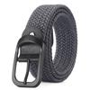 Men's Belt Casual Woven Elastic Belt Outdoor Sports Women's Belt No Need for Punching Climbing Work Belt For Men Women Fashion