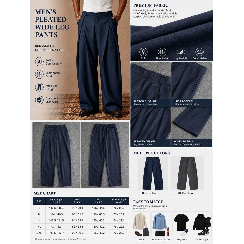 2026 Herren Neue Herbstmode Schlank geschnittene Lässige Locker geschnittene Sport-Hose mit Spitze