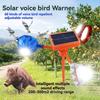 Solar Vogelabwehr Wasserdicht Solarenergie Vogelabwehrgerät 360° Drehender Reflektor Landwirtschaftliche Nutzfläche Obstplantage Vogelabwehrgerät