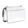 MICHAEL KORS Brand logo chain shoulder strap cowhide shoulder bag women's silver