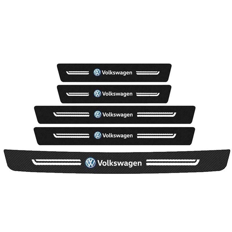 Car Door Sill Protector Trunk Bumper Threshold Sticker for Volkswagen VW Golf 5 7 WW29 Bora Jetta Scirocco Sagitar Lavida CC MK4 MK6