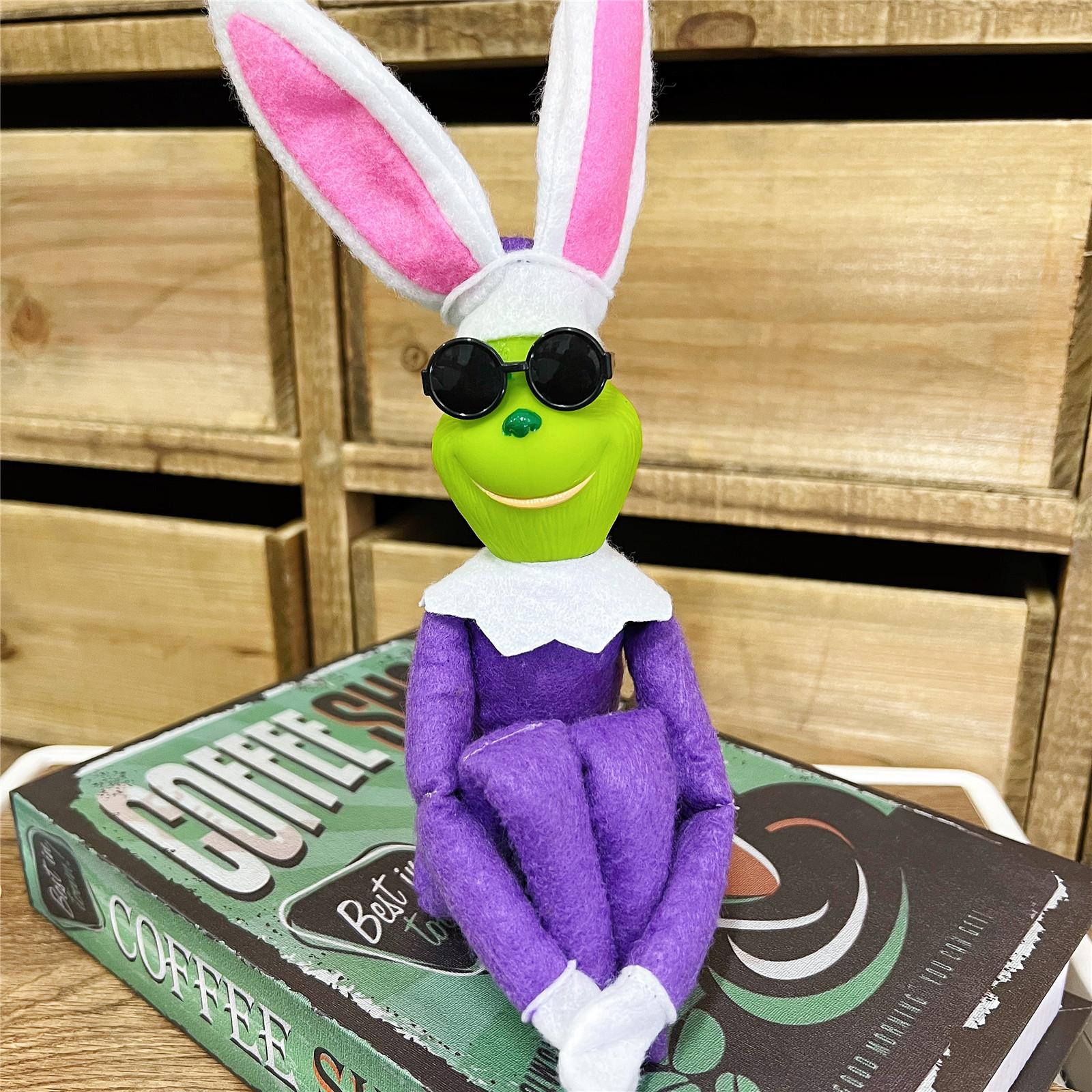 

Пасхальный кролик подвеска-оберег Пасхальное украшение Домашнее украшение Подарочный орнамент One Size фиолетовый