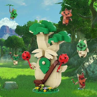 Korok Bausteine für Erwachsene Kinder, Yahaha Figur Spielspieler Sammlung Kreative Bausteine Modell Dekorationen Spielzeug Geschenke