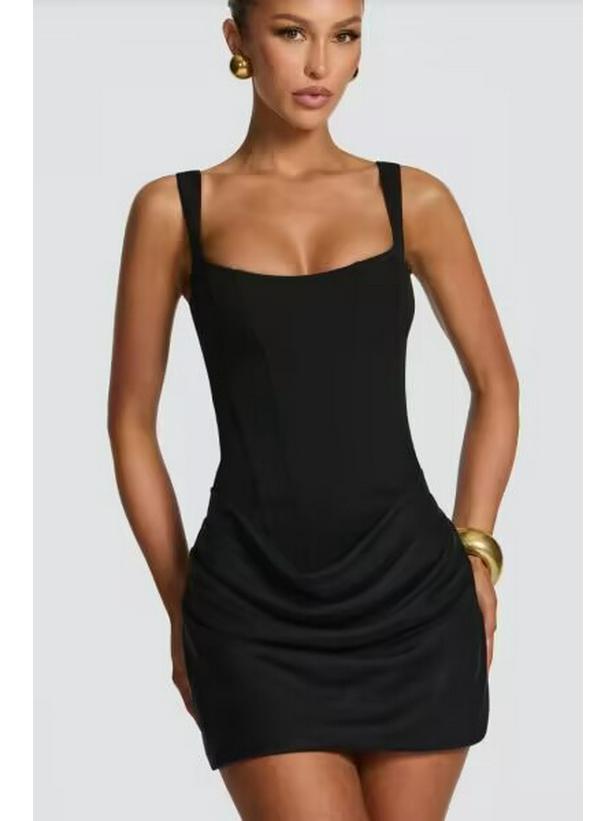 Všestranné Sexy Bezrukávové Bodycon Bandážové Camisole Šaty