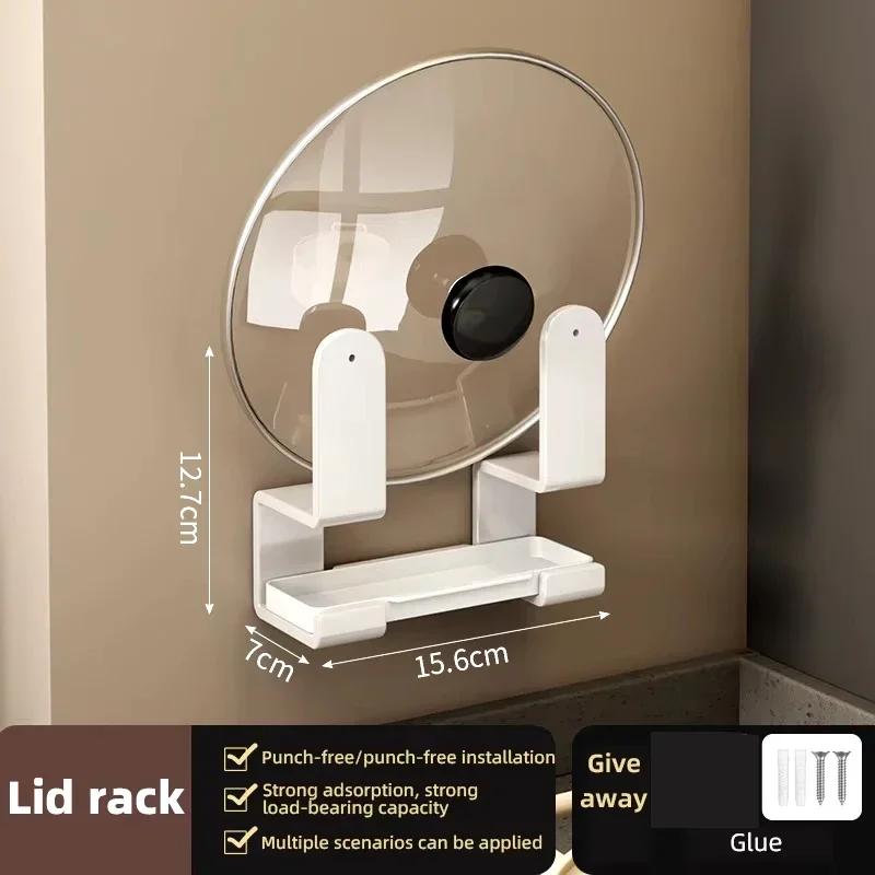 Estante Montado en Pared Estante de Almacenamiento para Especias Accesorios de Cocina Estante Soporte para Cuchillos de Cocina Colgador Estante Organizador de Estantes