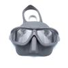 UMMY Streamline Freediving Mask for Freediving, Skin Diving, Snorkeling, and Skin Diving (Matte Silver)