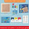 Children's Two-in-One Early Education Math Toy: 99 Multiplication and Addition Board