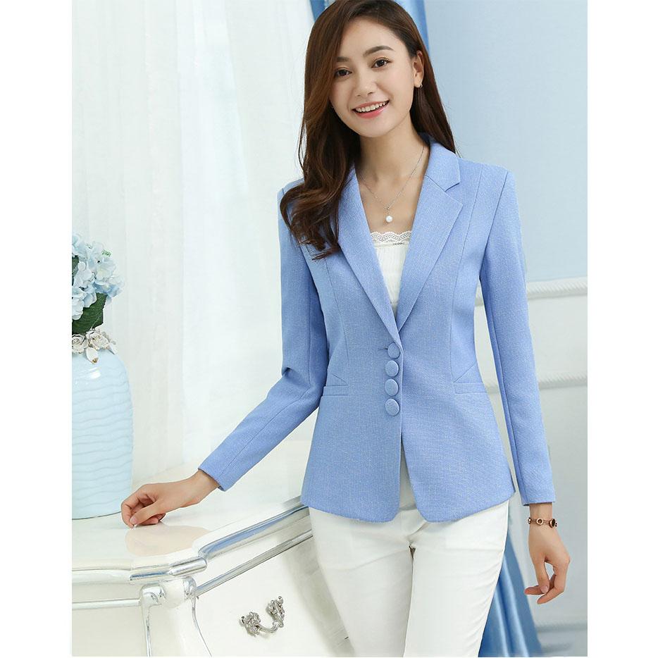 Fashion Women Blazers Jackets Work Office Lady Suit Slim Single Breasted Business Female Blazer Coats Formal Veste Femme