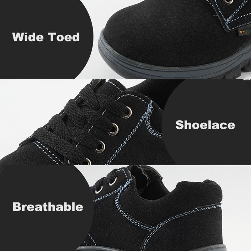 Oulylan Welding Insulation Safety Footwear Male Anti Puncture Protection Shoes Steel Toe Anti-smash Work Boots For Men 38-46