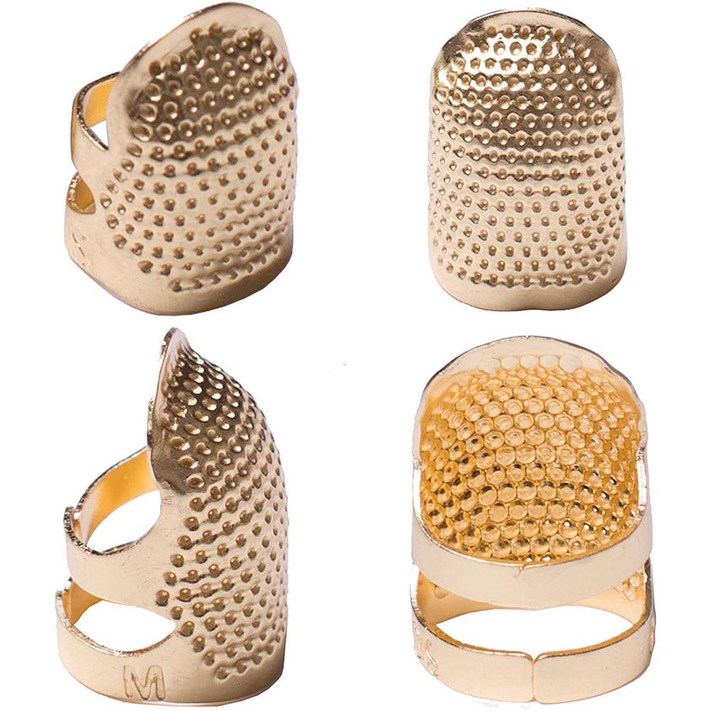 Vintage Adjustable Metal Finger Protector for Sewing & Quilting