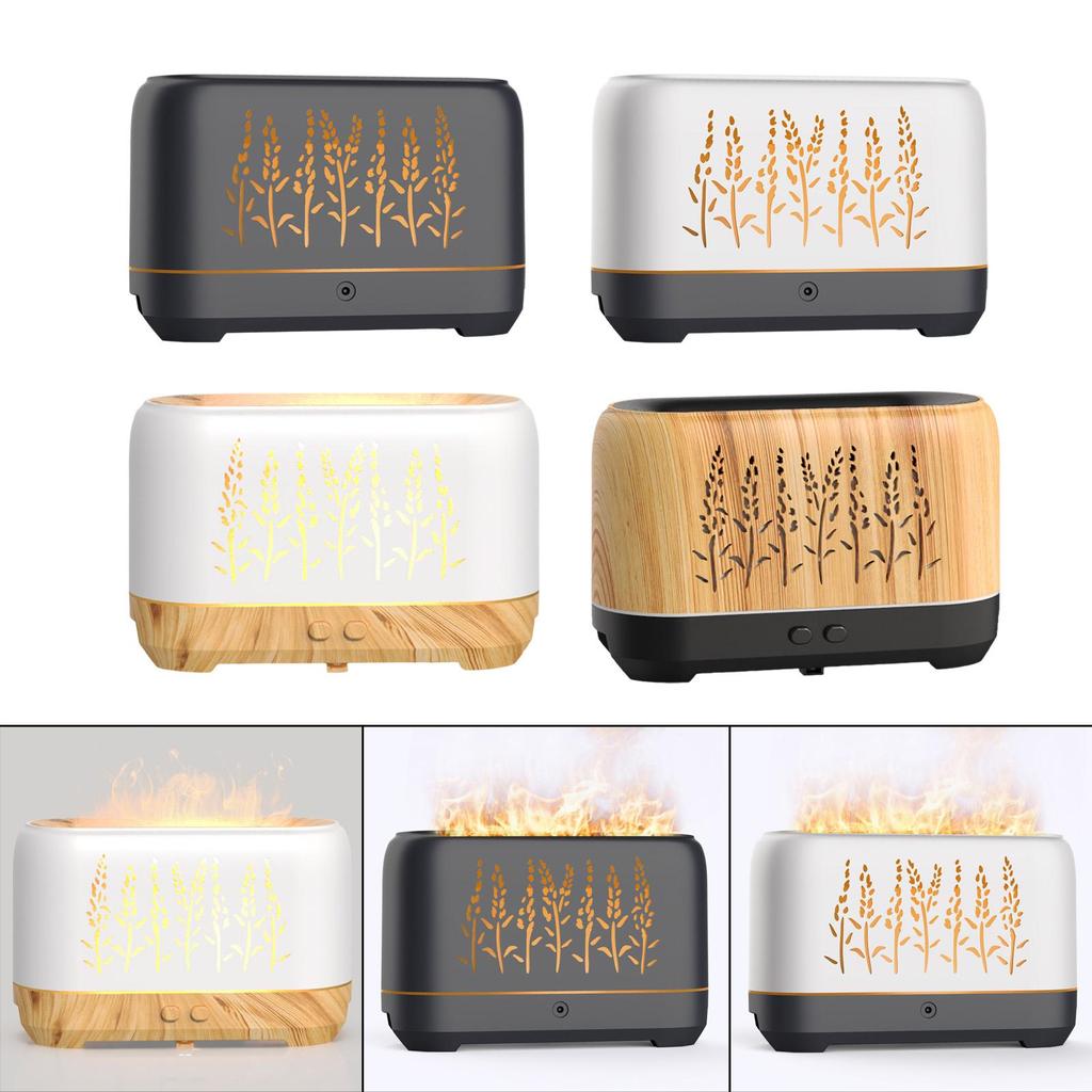 Umidificador de Chama Difusor de Aroma 200ml USB Desktop Escritório Berçário Decoração de Quarto