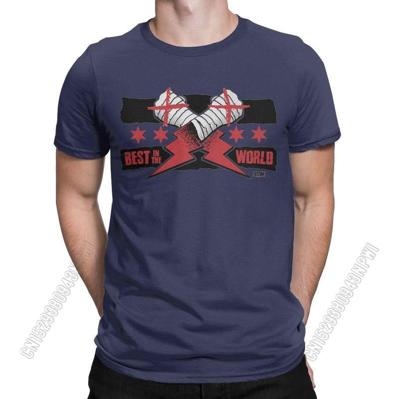 Unisexs Cm Punk Aew Best In The World T Shirt Cotton Clothing Vintage Stylish Chic Crewneck Tee Shirt Gift Tshirts