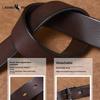 Men's Top Layer Pure Cowhide Belt Genuine Leather Pin Buckle Retro Fashion Trend Jeans Belt