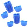 Bird Cage Feeders Durable Plastic Parrot Feeding Bowl Pigeon Water Feeder Tray for Poultry Pet Accessories